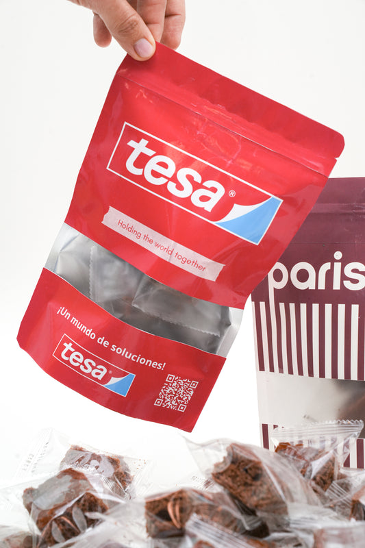 Bolsa corporativa de mini brownies