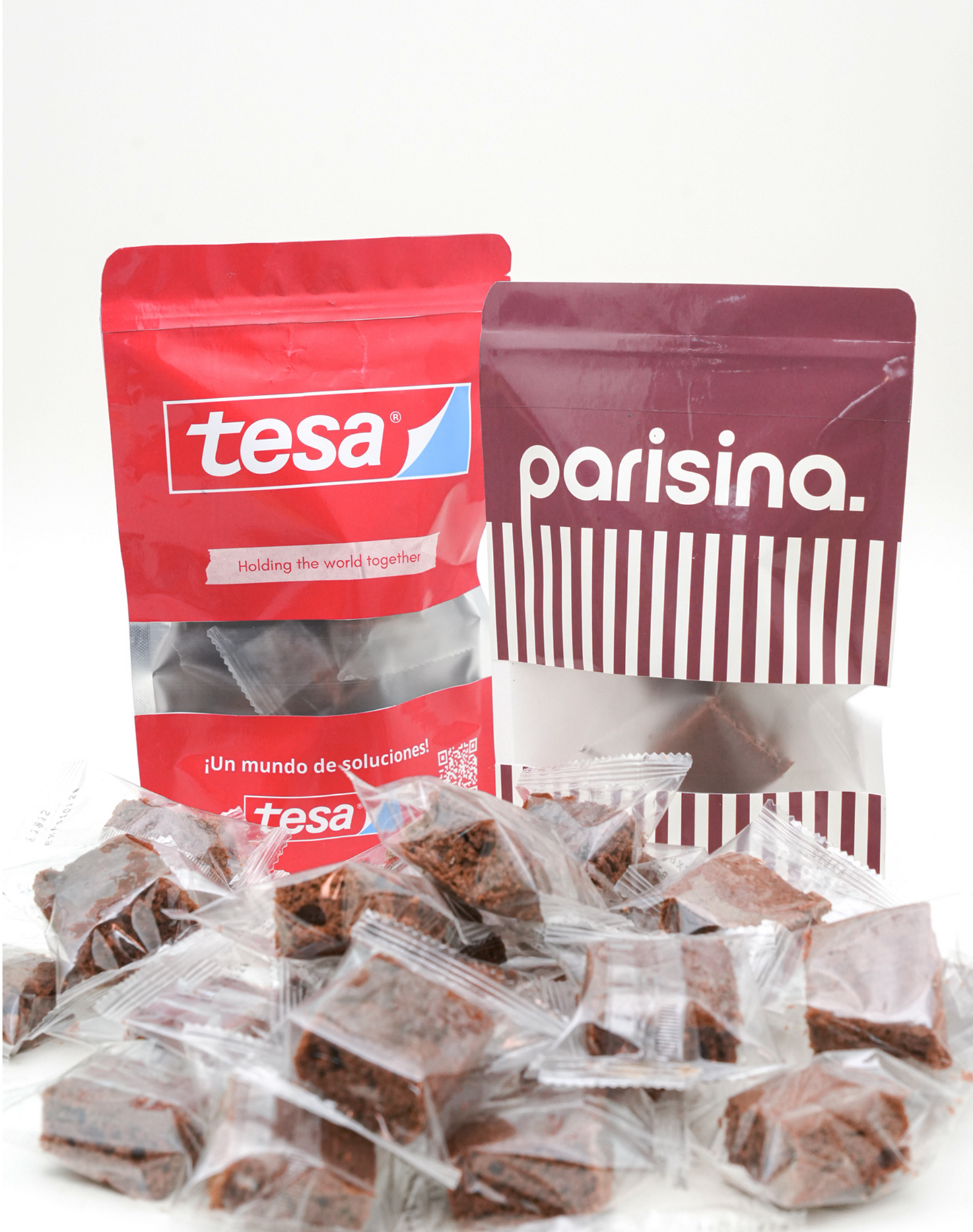 Bolsa corporativa de mini brownies